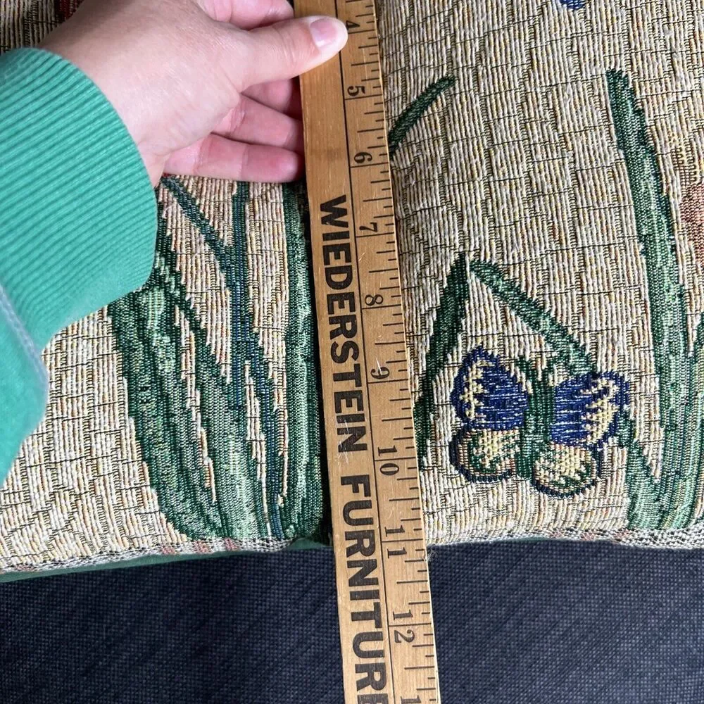 Dragonfly Tapestry Throw Accent Pillows Set Of 2 Cattail Butterfly 16